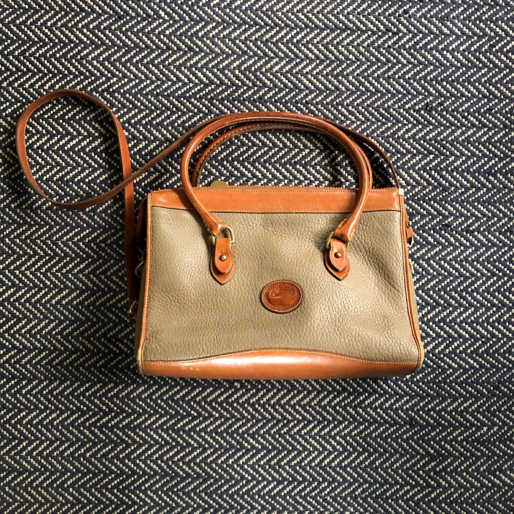 Vintage Dooney & Bourke Satchel w/ Crossbody Strap